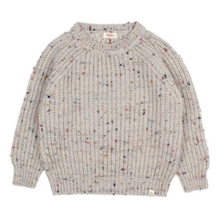 Búho - Botonato Chiné Sweater | Gray