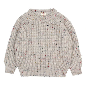 Búho - Botonato Chiné Sweater | Gray