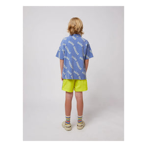 Bobo Choses - Organic Cotton Logo Polo T-shirt | Blue
