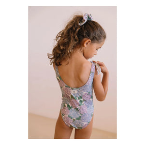 Studio Bohème - Roberta Fleurs Organic Cotton Swimsuit | Lilac