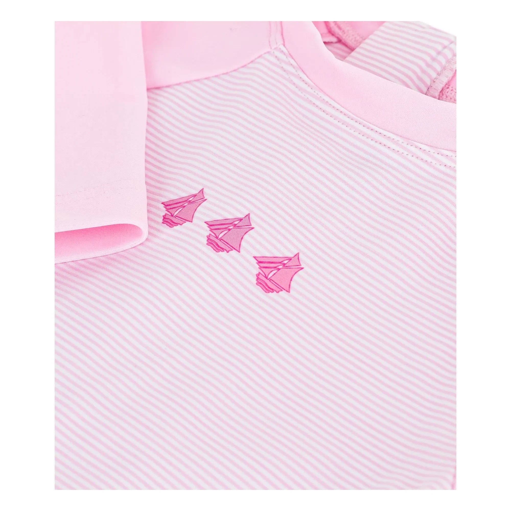 Petit Bateau - Striped UV Protective Swimsuit | Pink