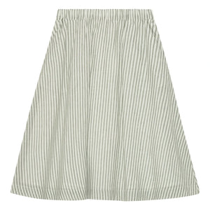 brunobruno nation - Gertrud Striped Skirt Organic Cotton | Green