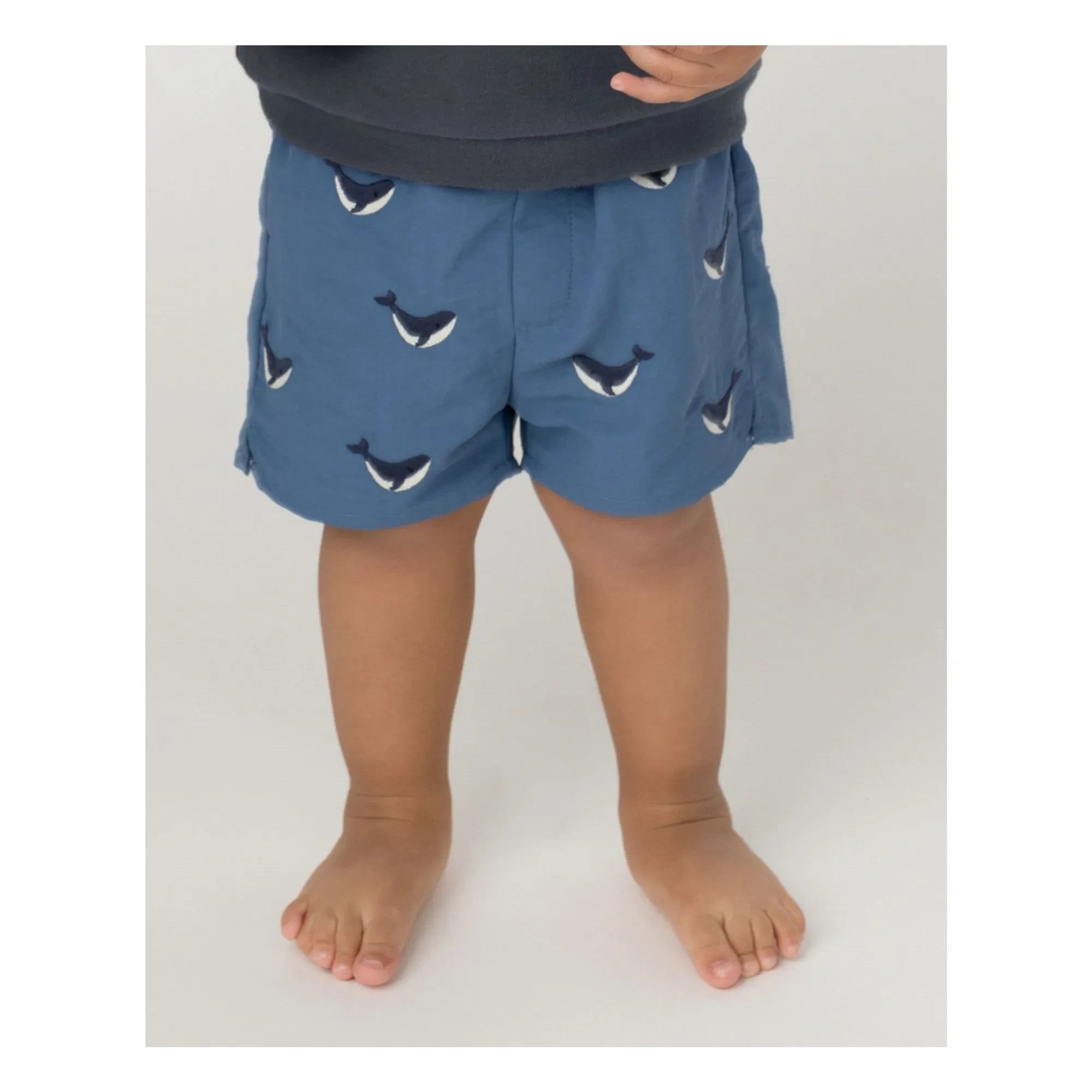 Donsje - Wangu Whale Shorts Made from Recycled Fibers | Blue