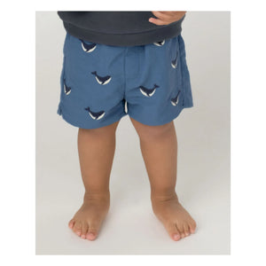 Donsje - Wangu Whale Shorts Made from Recycled Fibers | Blue
