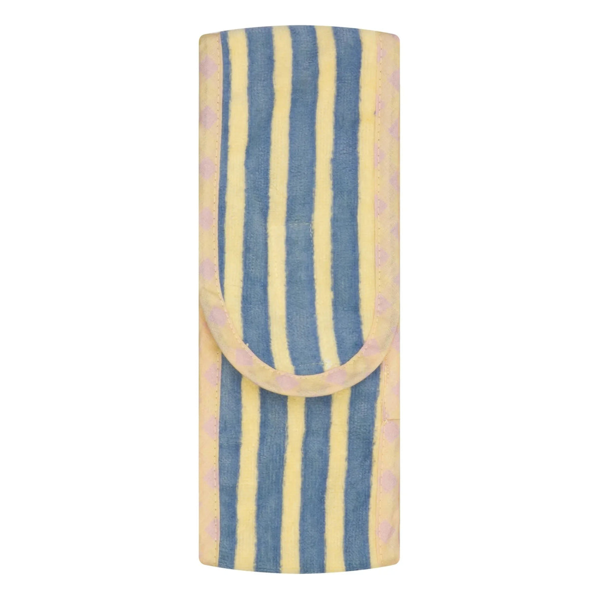 Jera Mini - Striped Terry Scratch Headband | Pale Yellow