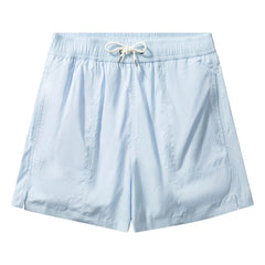 Edmmond Studios - Mini Logo Swim Shorts | Light Blue