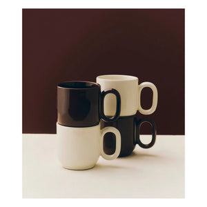 Hay - Barro Terracotta Mugs - Set of 2, Rui Pereira | Burgundy