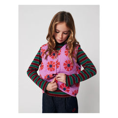 Bobo Choses - Kaleidoscope Organic Cotton Sleeveless Jacket | Purple