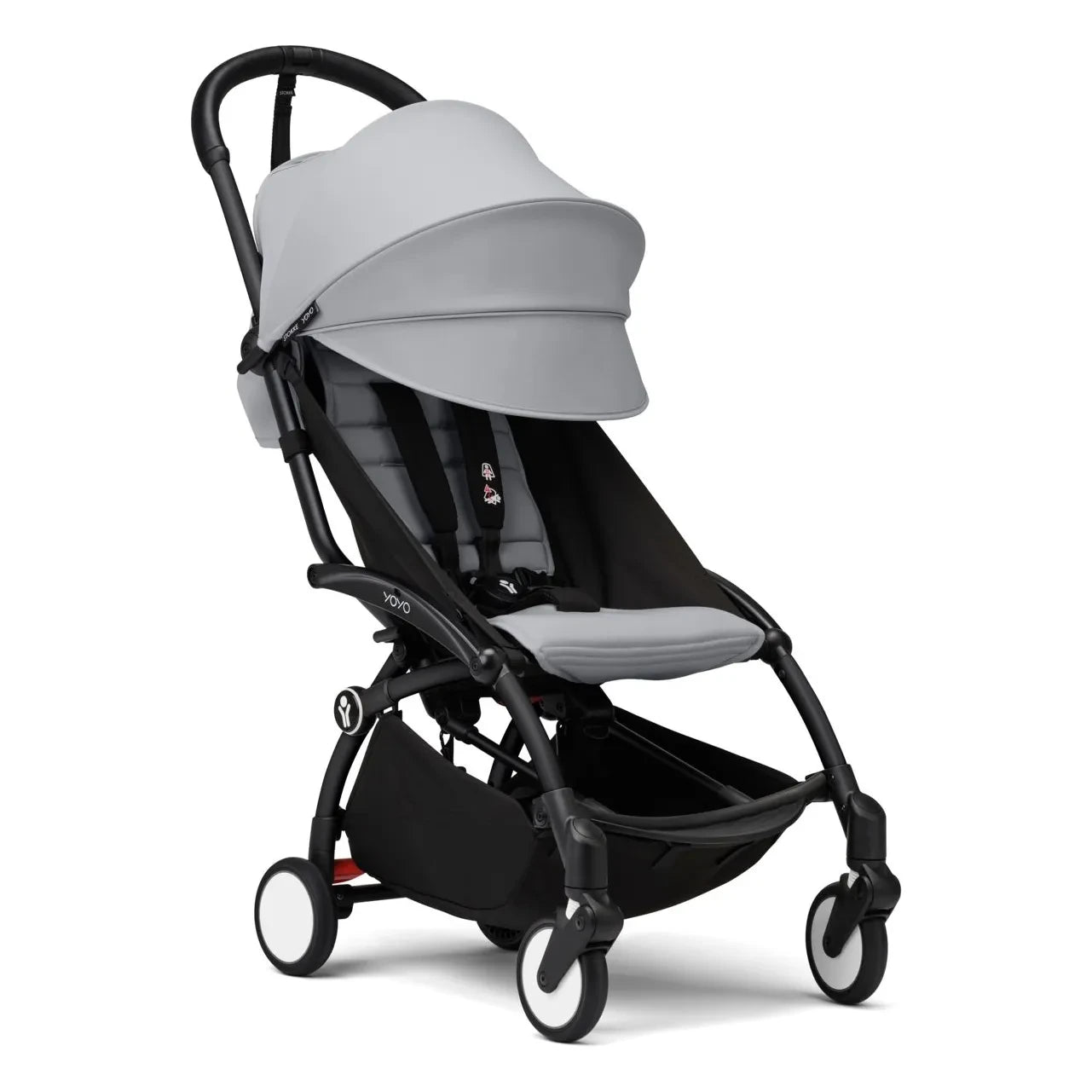 Stokke® - YOYO³ Full Baby Stroller 0+ and 6+ Black Frame | Stone