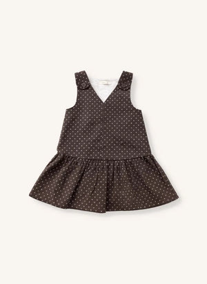 Fliink - Dolly Polka Dot Dress | Brown