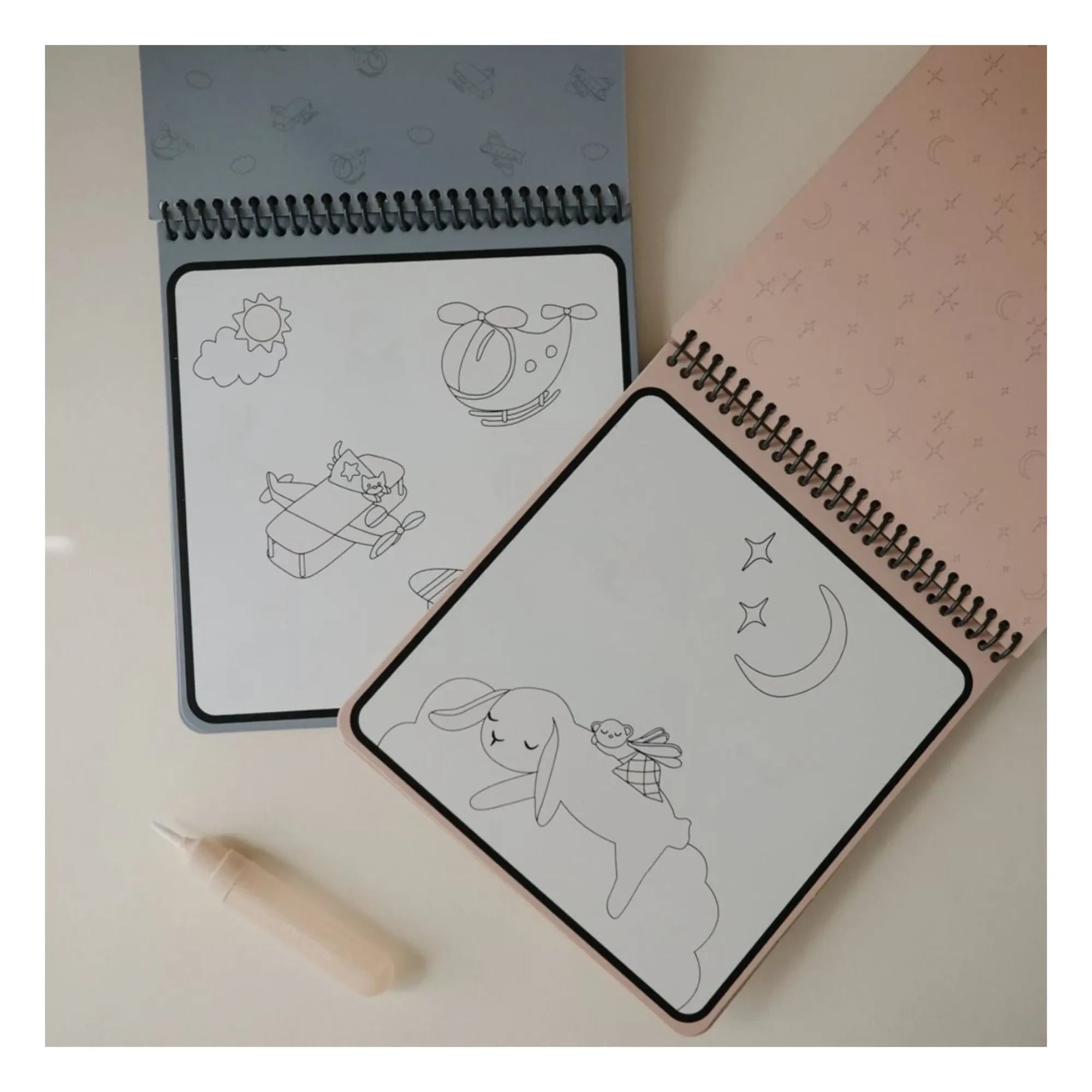 Mushie - Fées Reusable Coloring Book | Pink