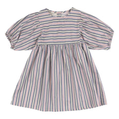 Babe & Tess - Aurora Striped Dress | Azure blue