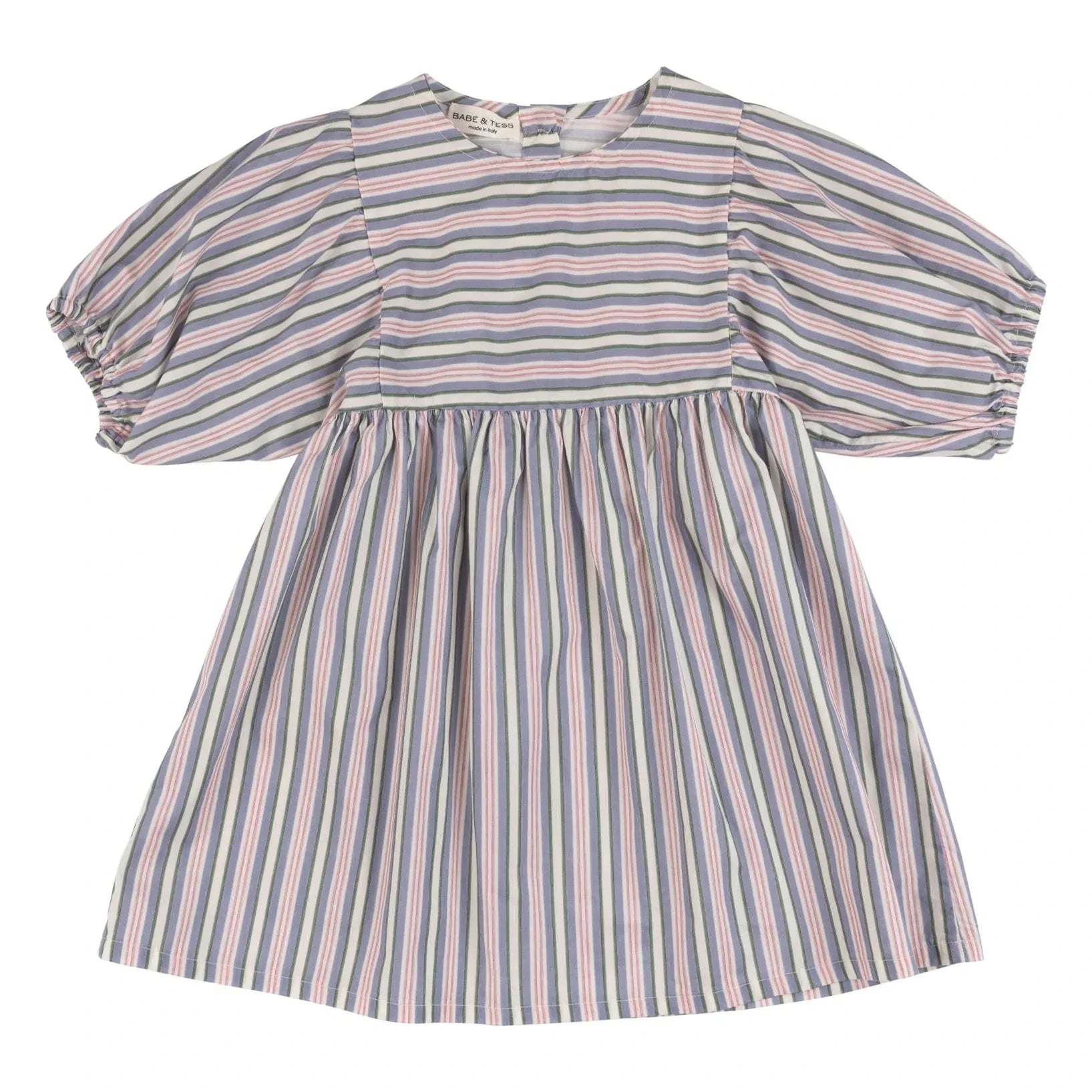 Babe & Tess - Aurora Striped Dress | Azure blue
