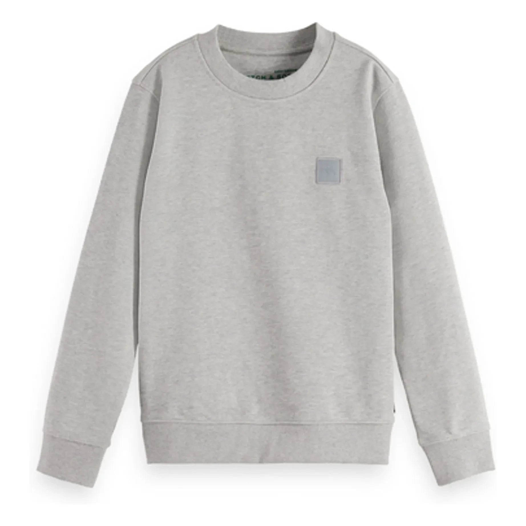 Scotch & Soda - Logo Patch Sweatshirt | Grey Melange