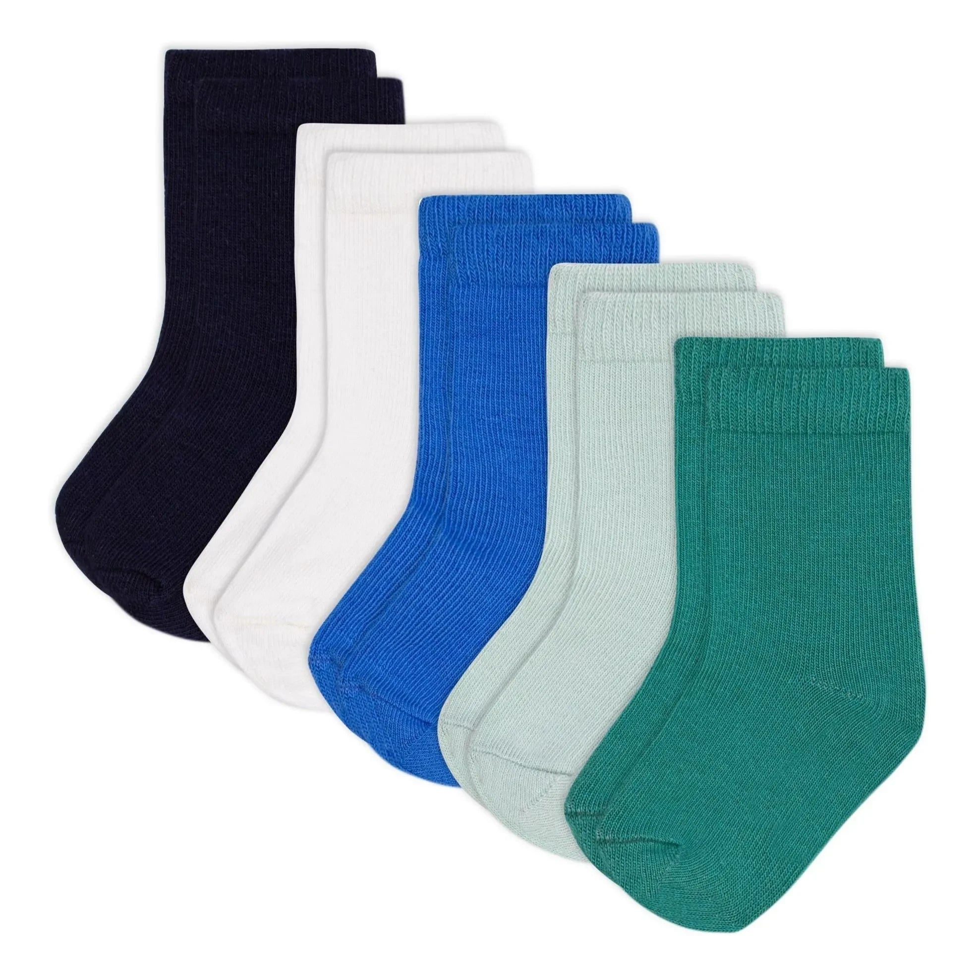 Petit Bateau - Pack of 5 Plain Socks | Green