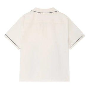 Bonpoint - Steve embroidered shirt Organic cotton | Cream