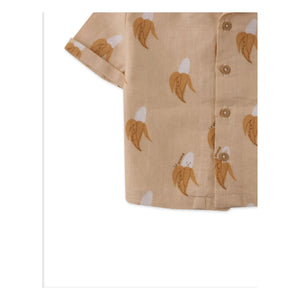 Gingersnaps - Ekko Banana Linen Shirt | Beige