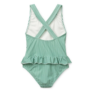 Liewood - Amara Striped Swimwear Recycled Fiber | Green
