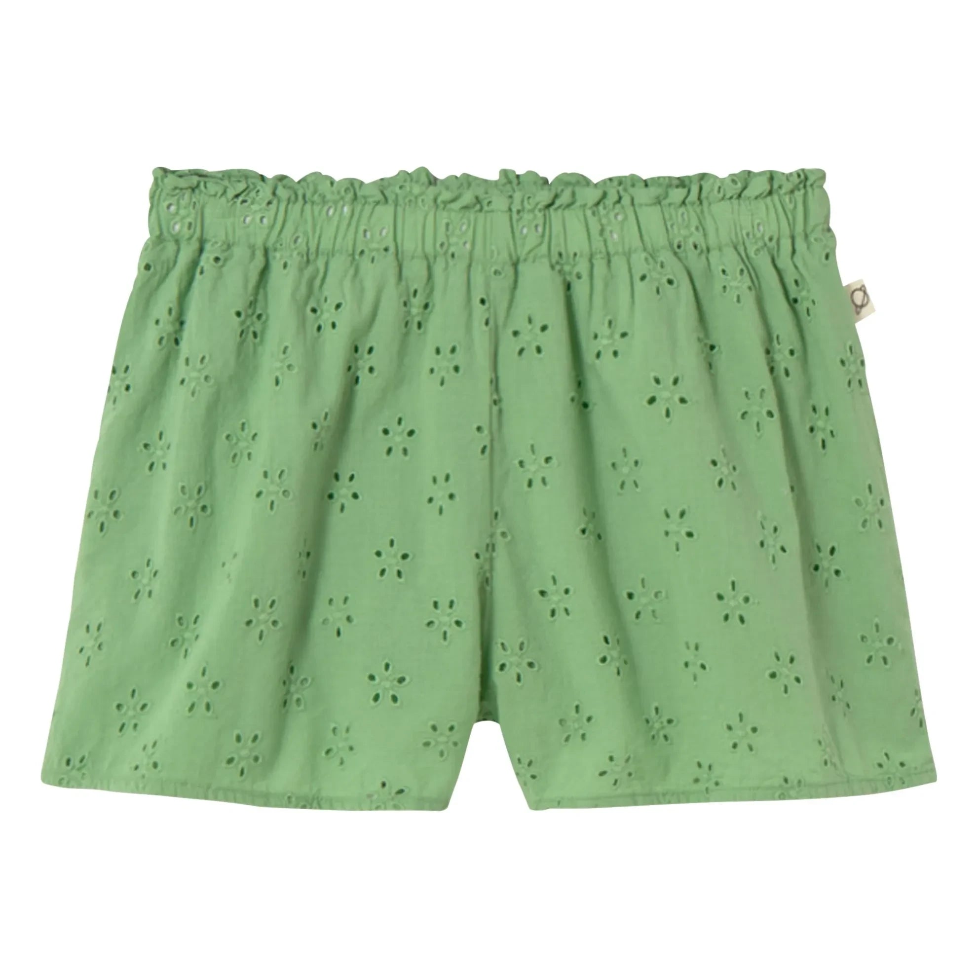 Cozmo - Ruby Embroidered Shorts | Meadow Green