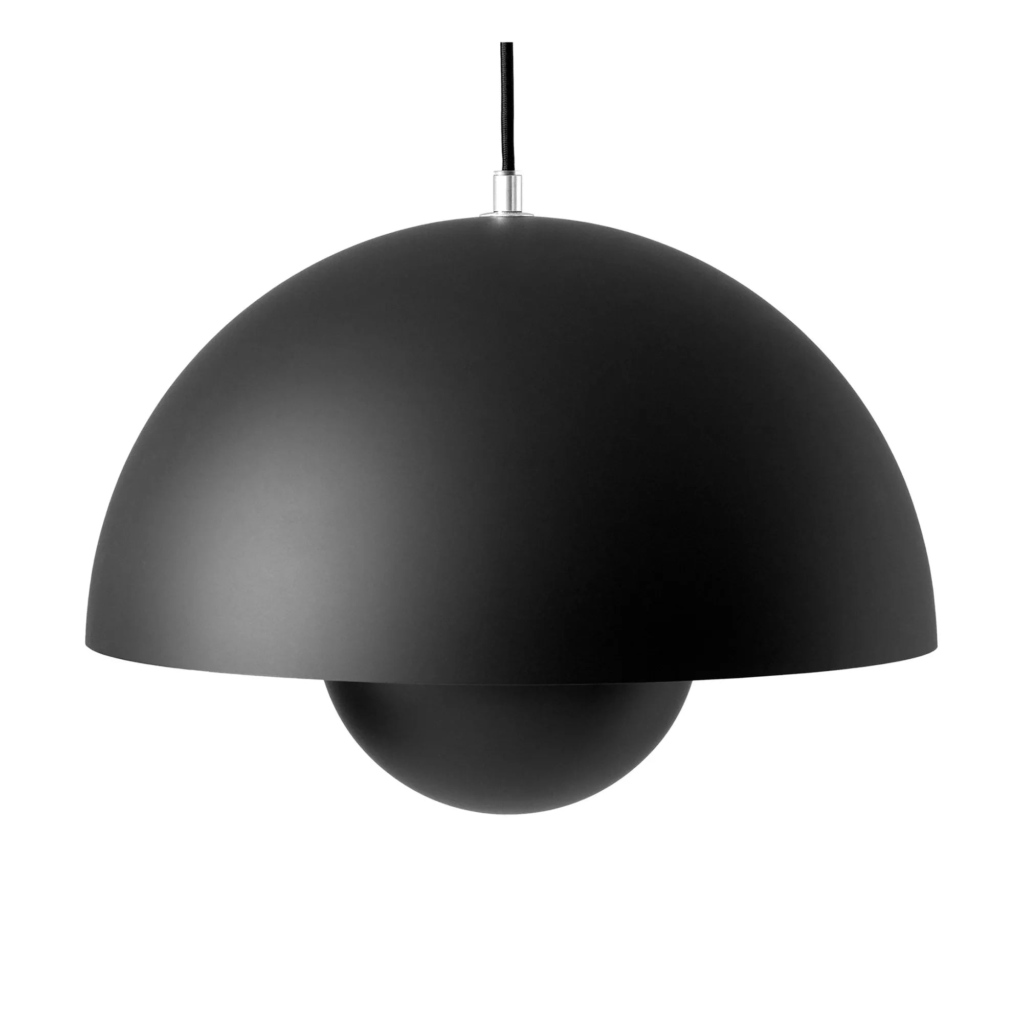 & Tradition - Flower Pot Pendant Lamp VP7 - Vener Panton | Black