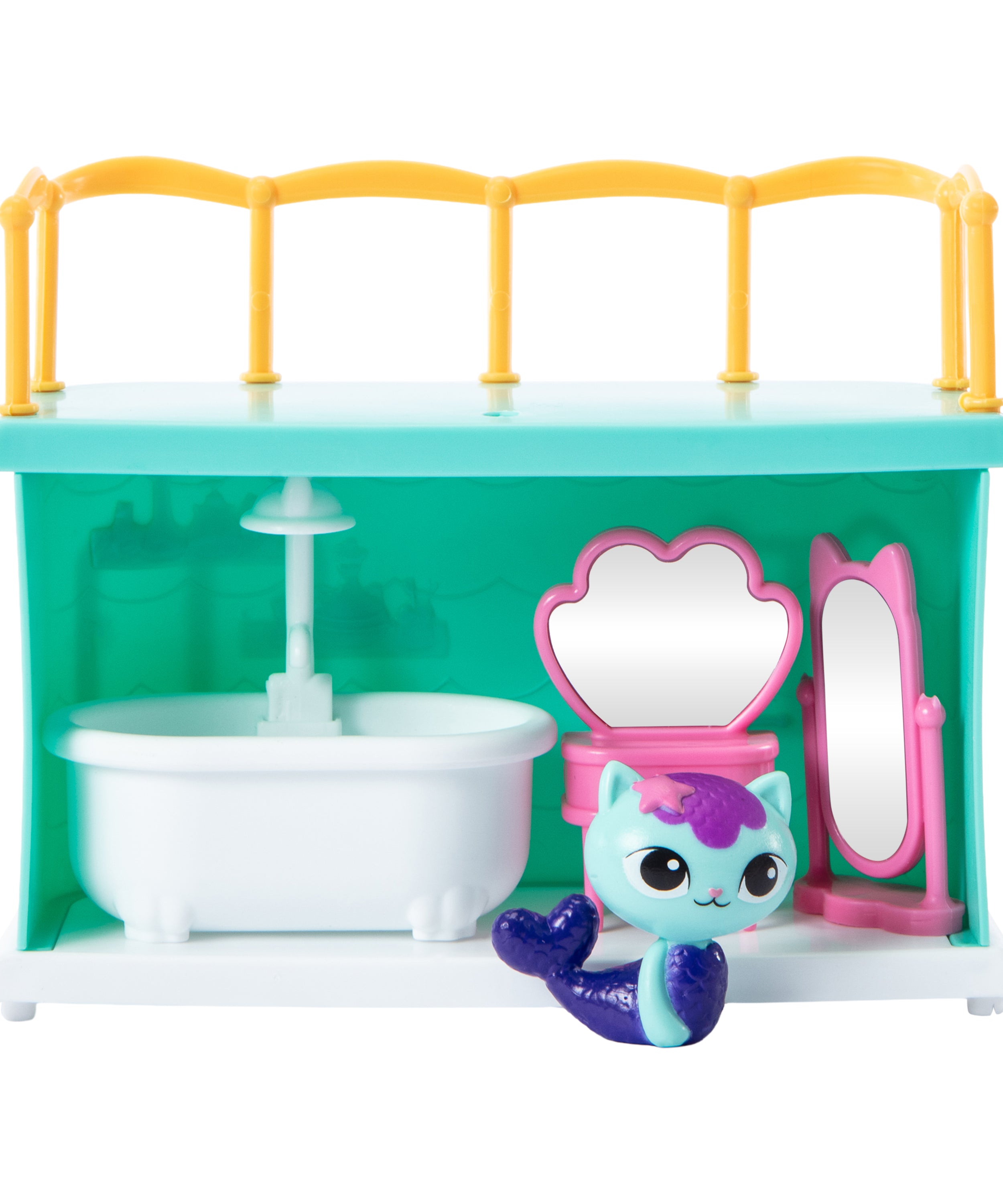 Gabbys Dollhouse - Bath Adventure Toy Set with Mercat