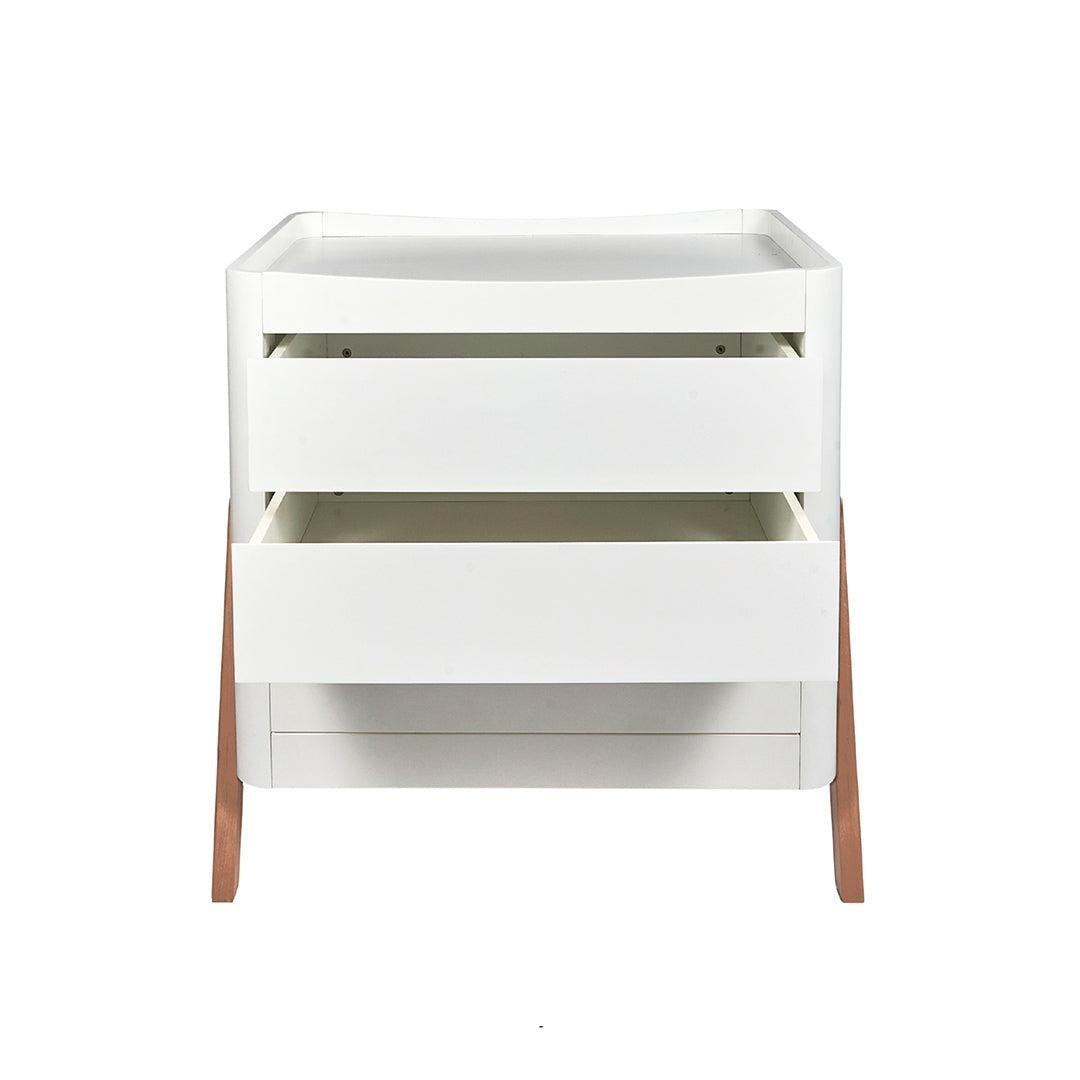 Gaia Baby Hera Dresser 'Studio Edit' - White / Oak-Changing Units-White / Oak- | Natural Baby Shower