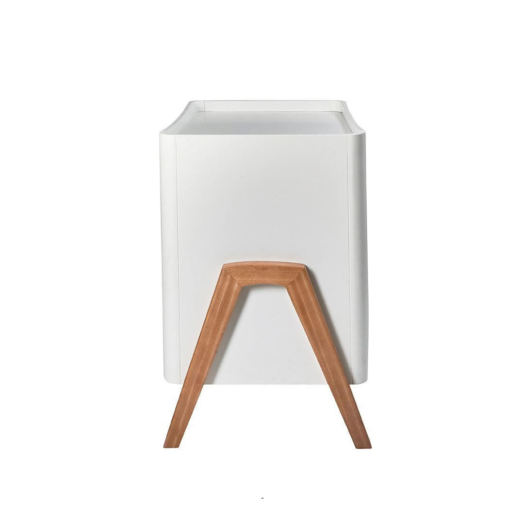 Gaia Baby Hera Dresser 'Studio Edit' - White / Oak-Changing Units-White / Oak- | Natural Baby Shower