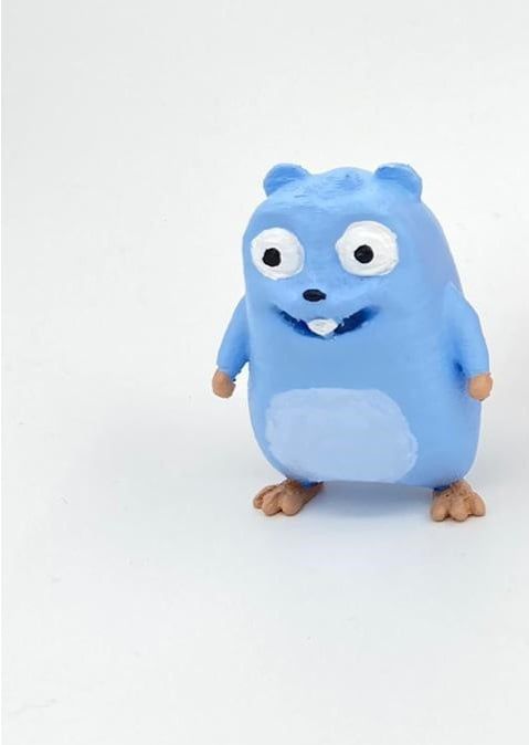 Grizzy and the Lemmings Figure Toys - Lemming (Blue)