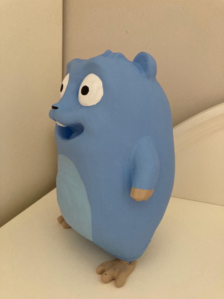Grizzy and the Lemmings Figure Toys - Lemming (Blue)