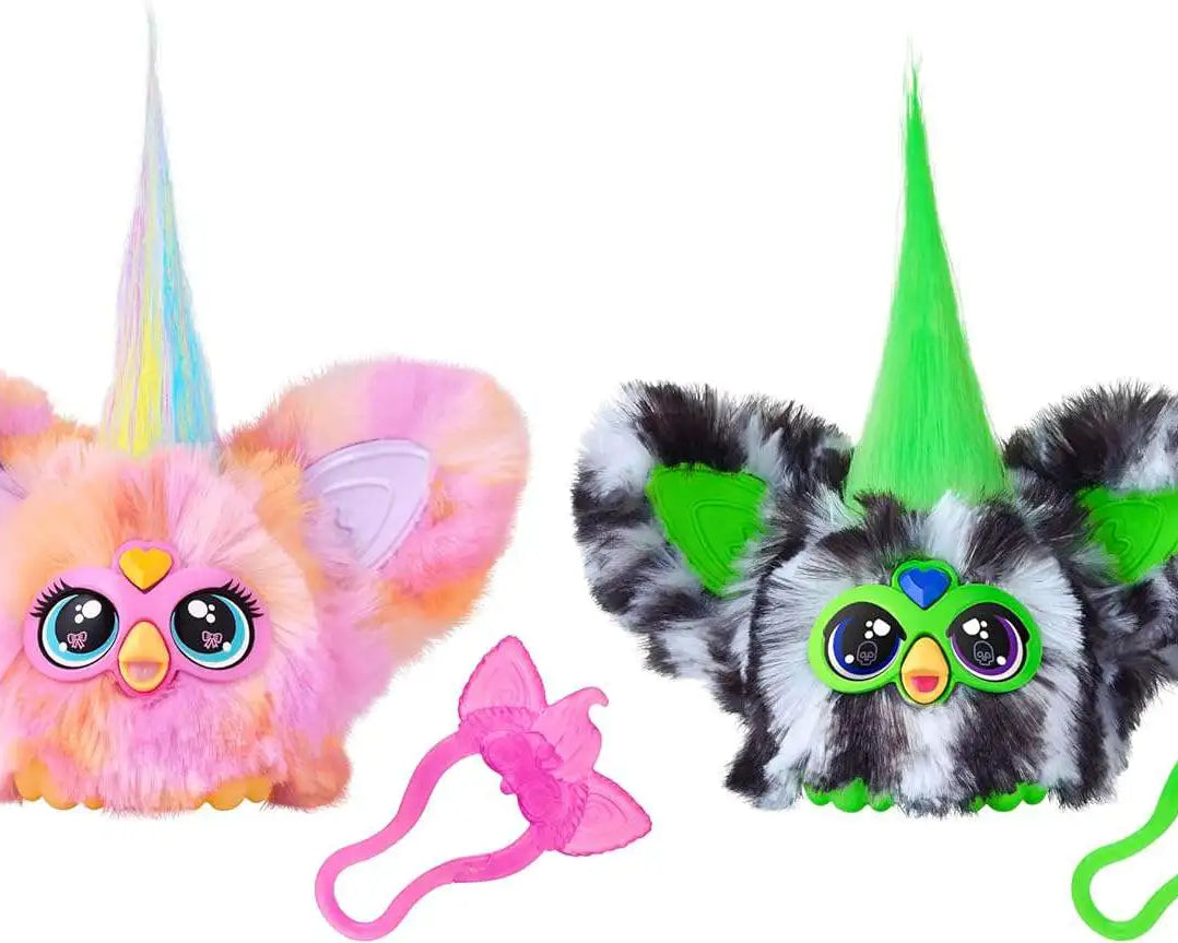 Hasbro - Mini Furby Furblets May-May and Greenie-Meanie 2-Pack Toys