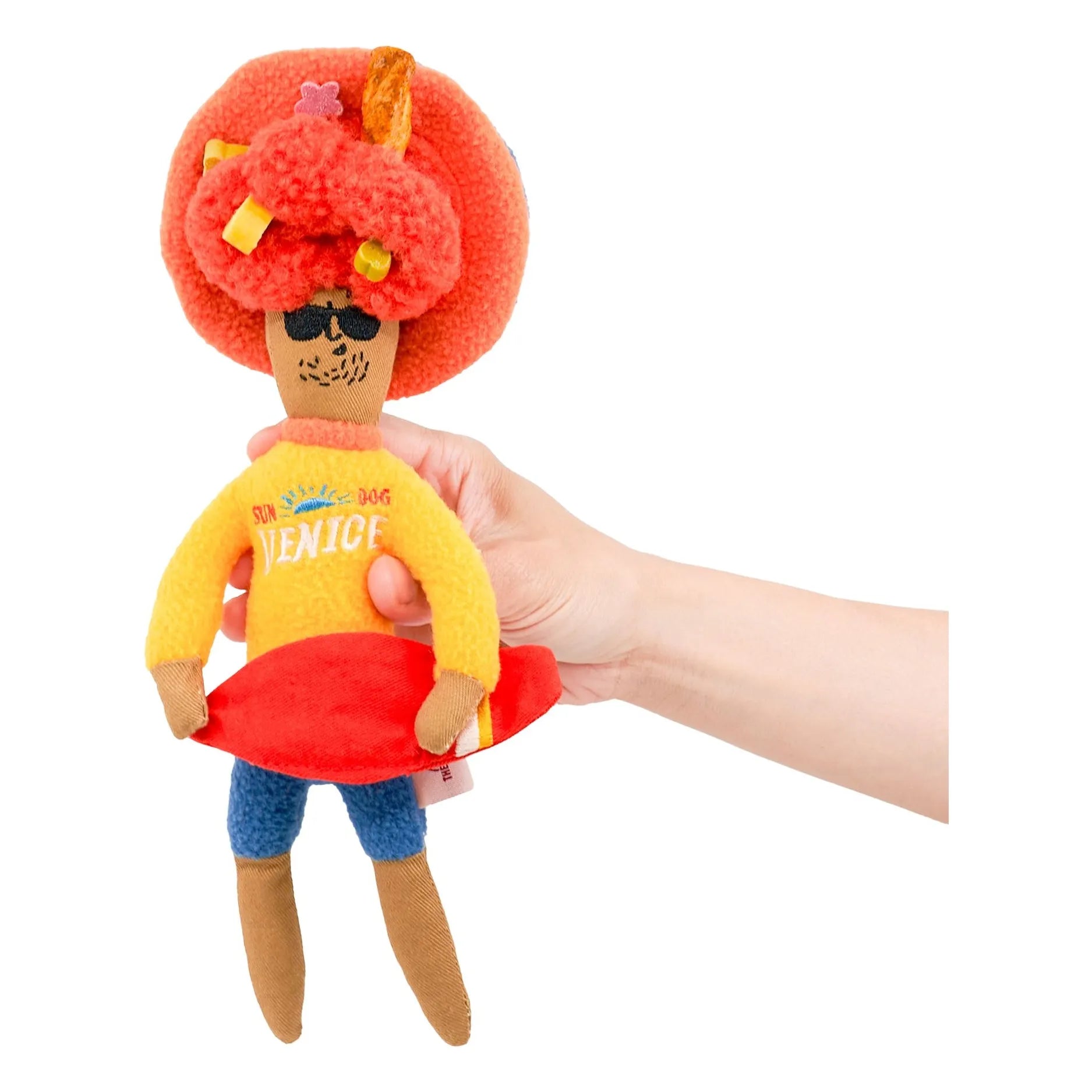 The Furry Folks - Hooman Surfer Chew Toy | Orange