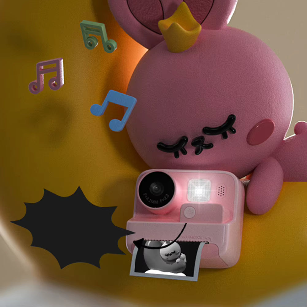 iPixi – Instant Print Digital Photo and Video Camera Pink