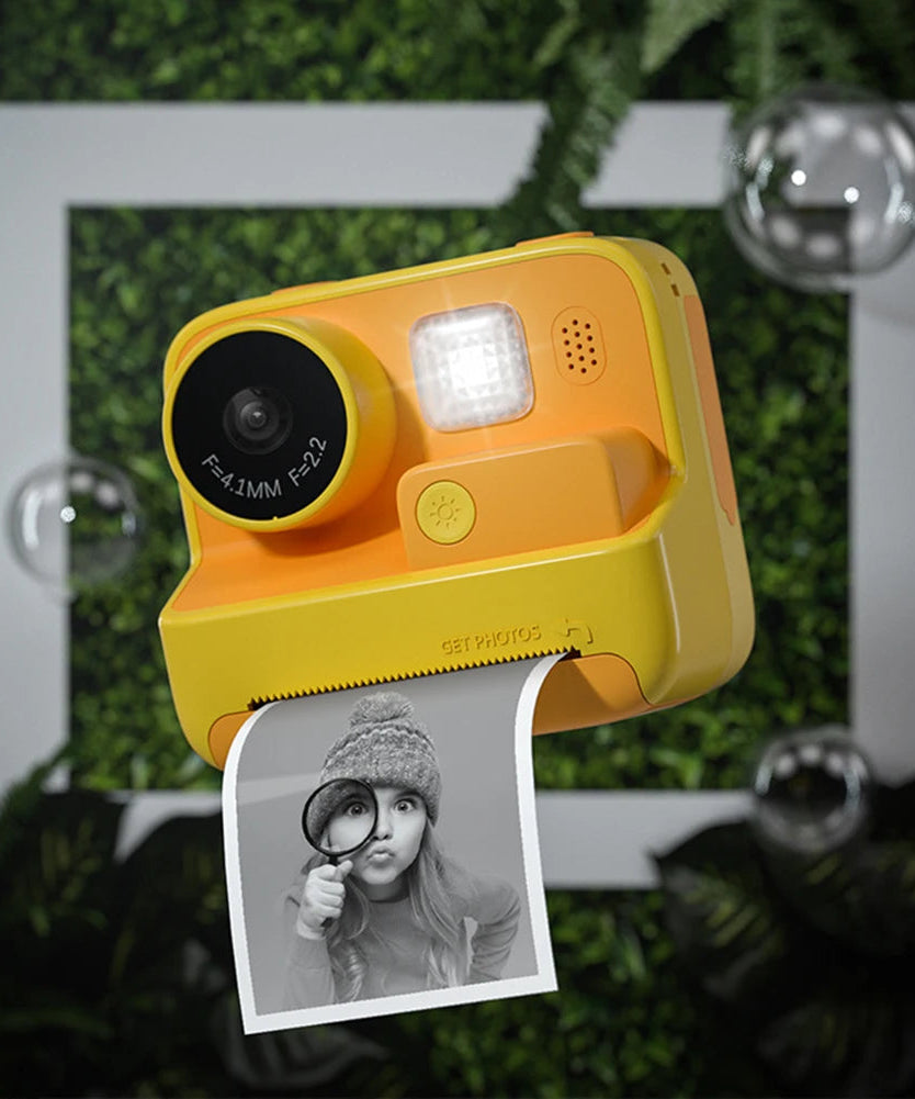 iPixi – Instant Print Digital Photo and Video Camera Orange