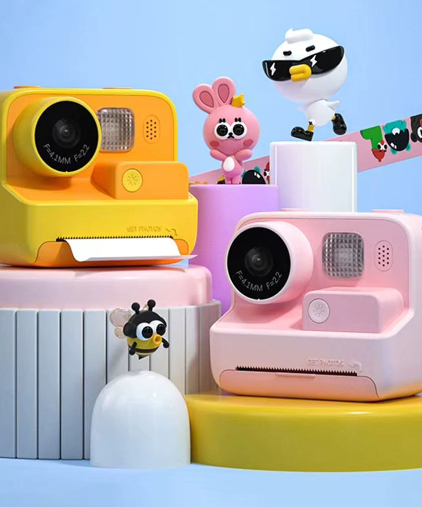 iPixi – Instant Print Digital Photo and Video Camera Orange