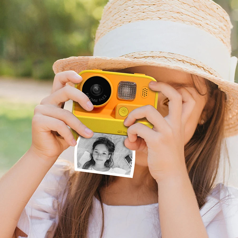 iPixi – Instant Print Digital Photo and Video Camera Orange