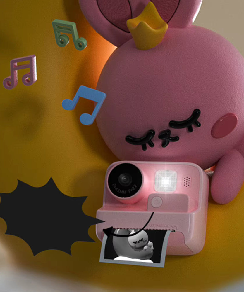 iPixi – Instant Print Digital Photo and Video Camera Orange