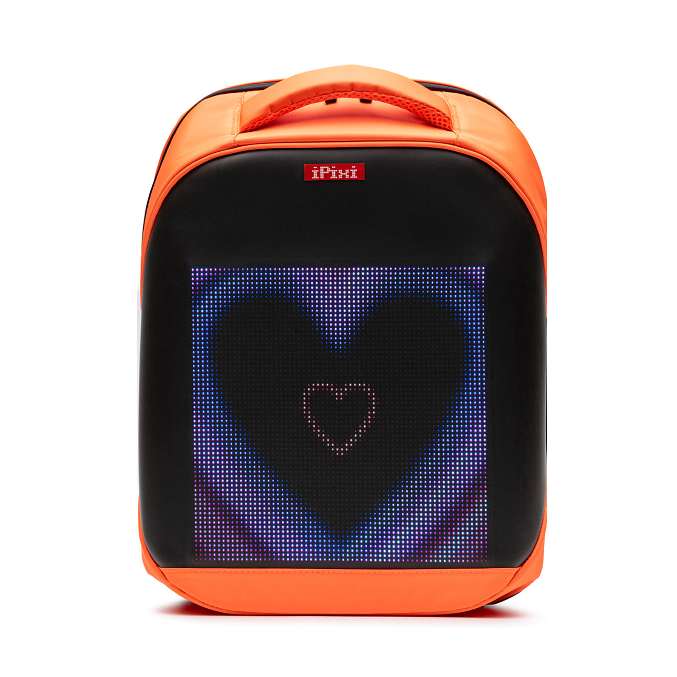iPixi – Medium Size Orange Backpack with LED Screen