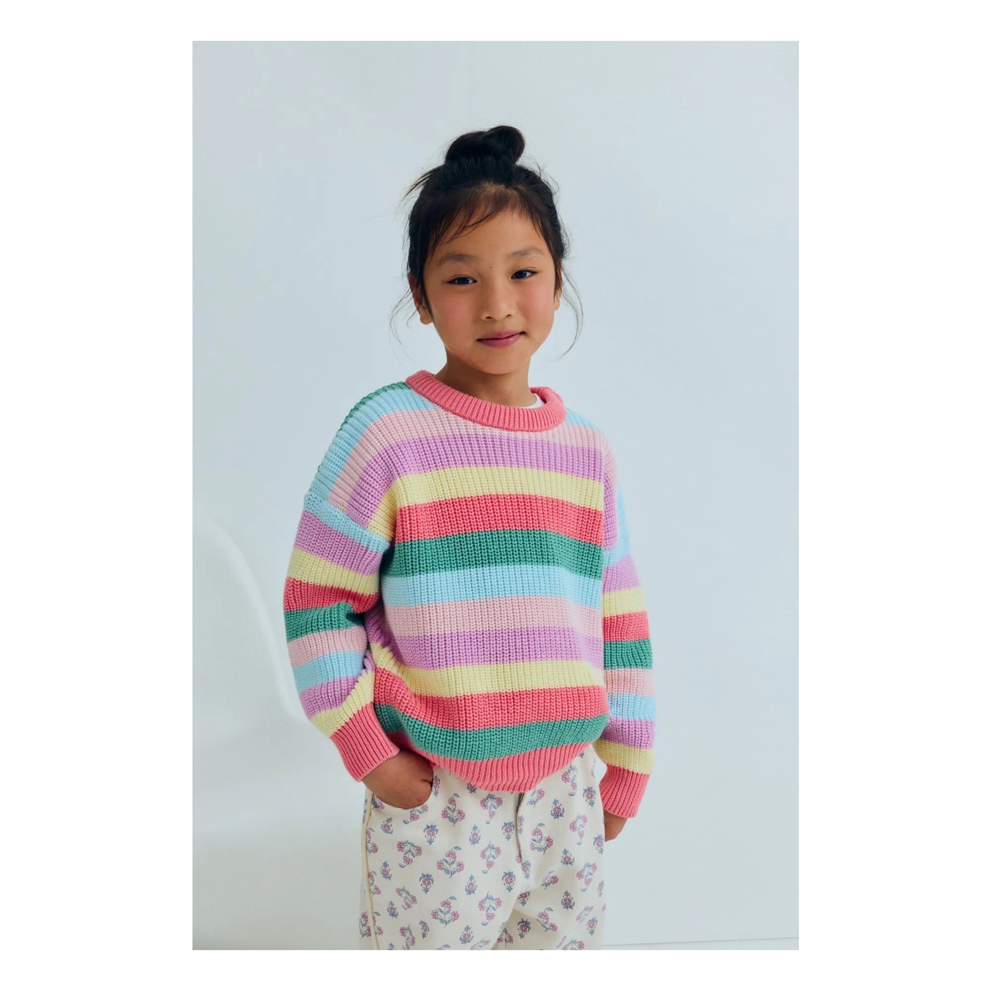 the new society - Jean Clavel Floral Cotton BCI | Ecru