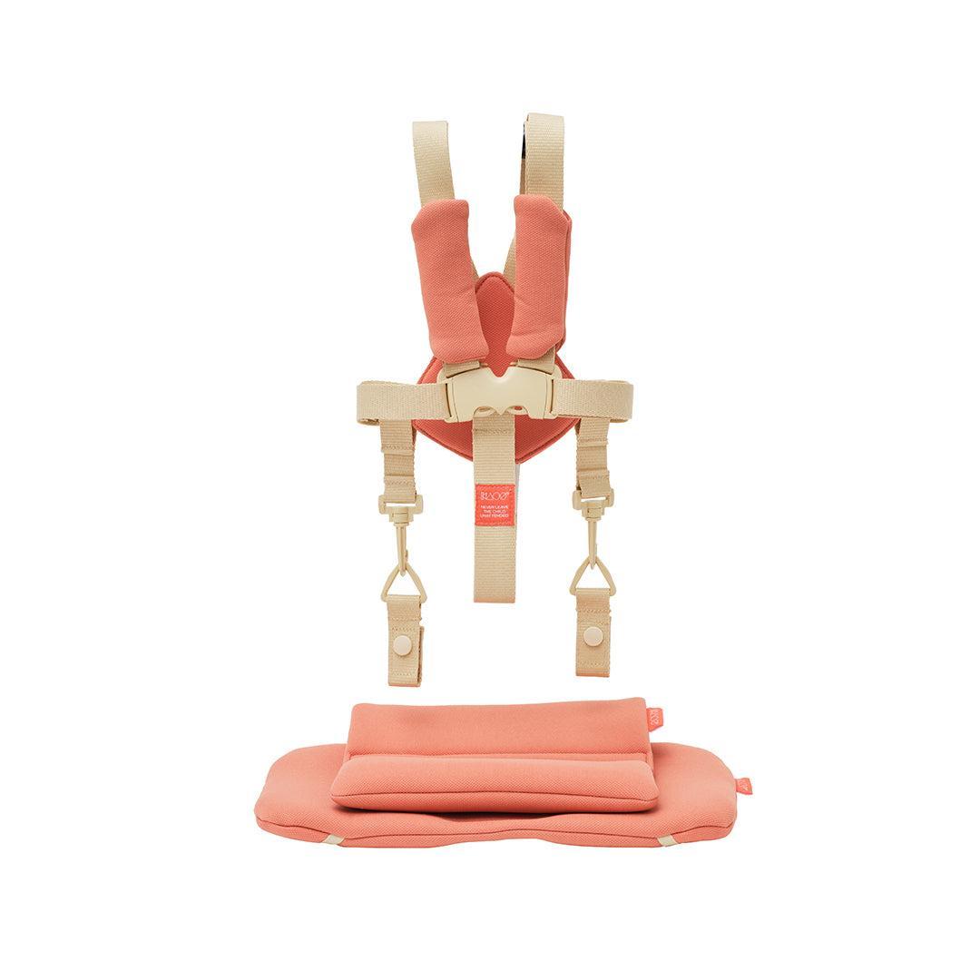 KAOS KLAPP® Jr Harness & Cushion Set - Terracotta Pink-Highchair Accessories-Terracotta Pink- | Natural Baby Shower