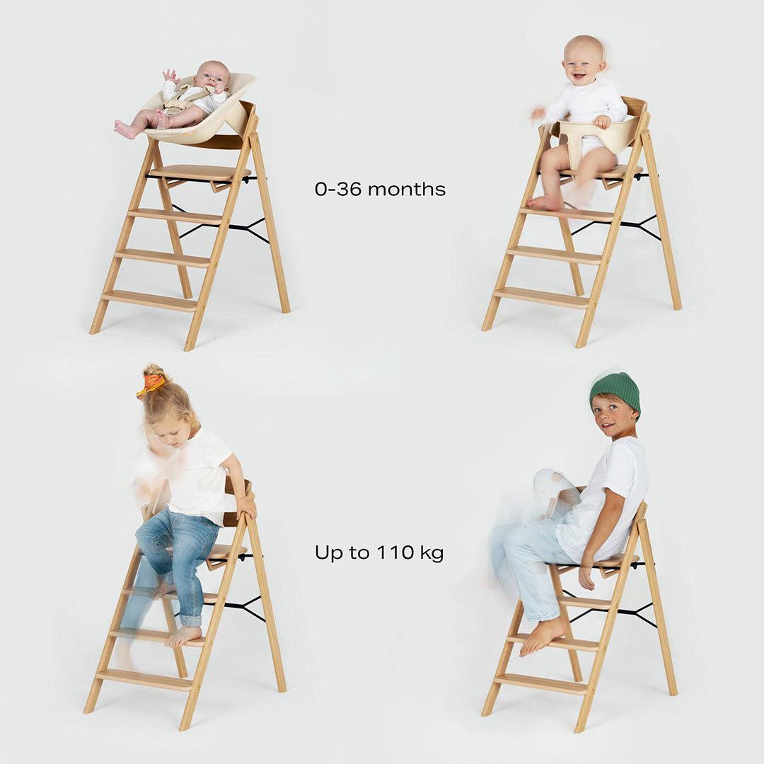 KAOS ReKLAPP® Highchair - Desert Sand-Highchairs-Desert Sand- | Natural Baby Shower