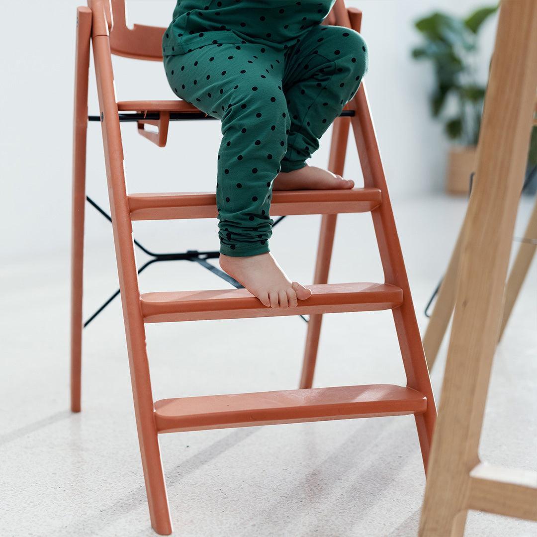 KAOS ReKLAPP® Highchair - Terracotta Pink-Highchairs-Terracotta- | Natural Baby Shower