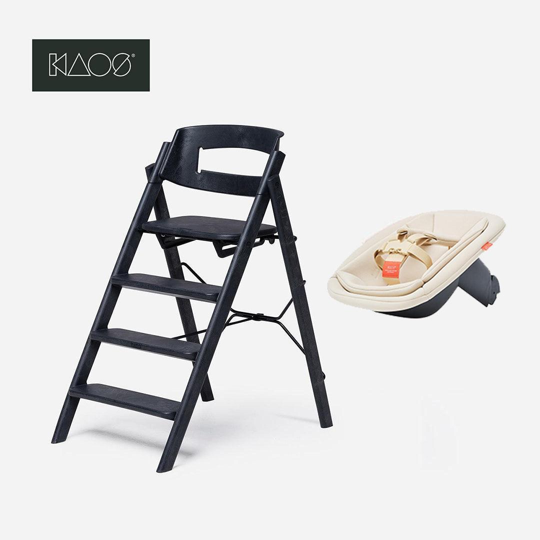 KAOS ReKLAPP® Newborn Kit-Highchairs-Charcoal Black/Plastic- | Natural Baby Shower
