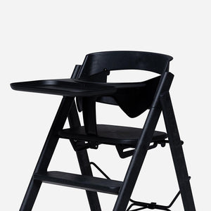 KAOS Safety Rail & Tray - Charcoal Black-Highchair Accessories-Charcoal Black- | Natural Baby Shower