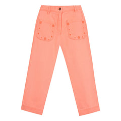 Bonton - Lakiko Heart Pocket Pants | Coral