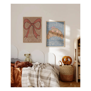 Studio Loco - Large Bow Poster | Ochre