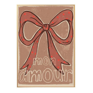 Studio Loco - Large Bow Poster | Ochre