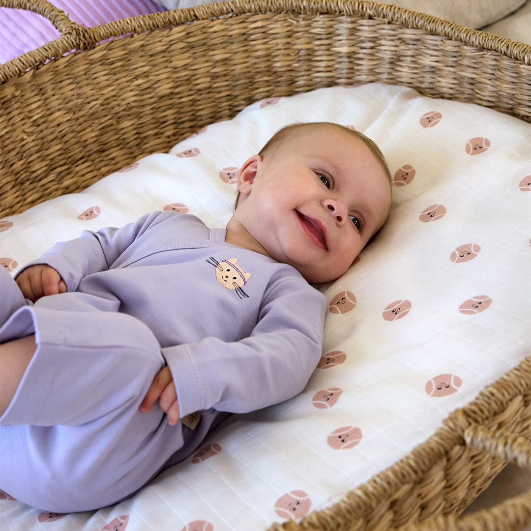 Lassig Romper GOTS - Pastel Lilac-Rompers-Pastel Lilac-0-2m | Natural Baby Shower