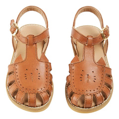 Emile et Ida - Leather Cat Sandals | Camel
