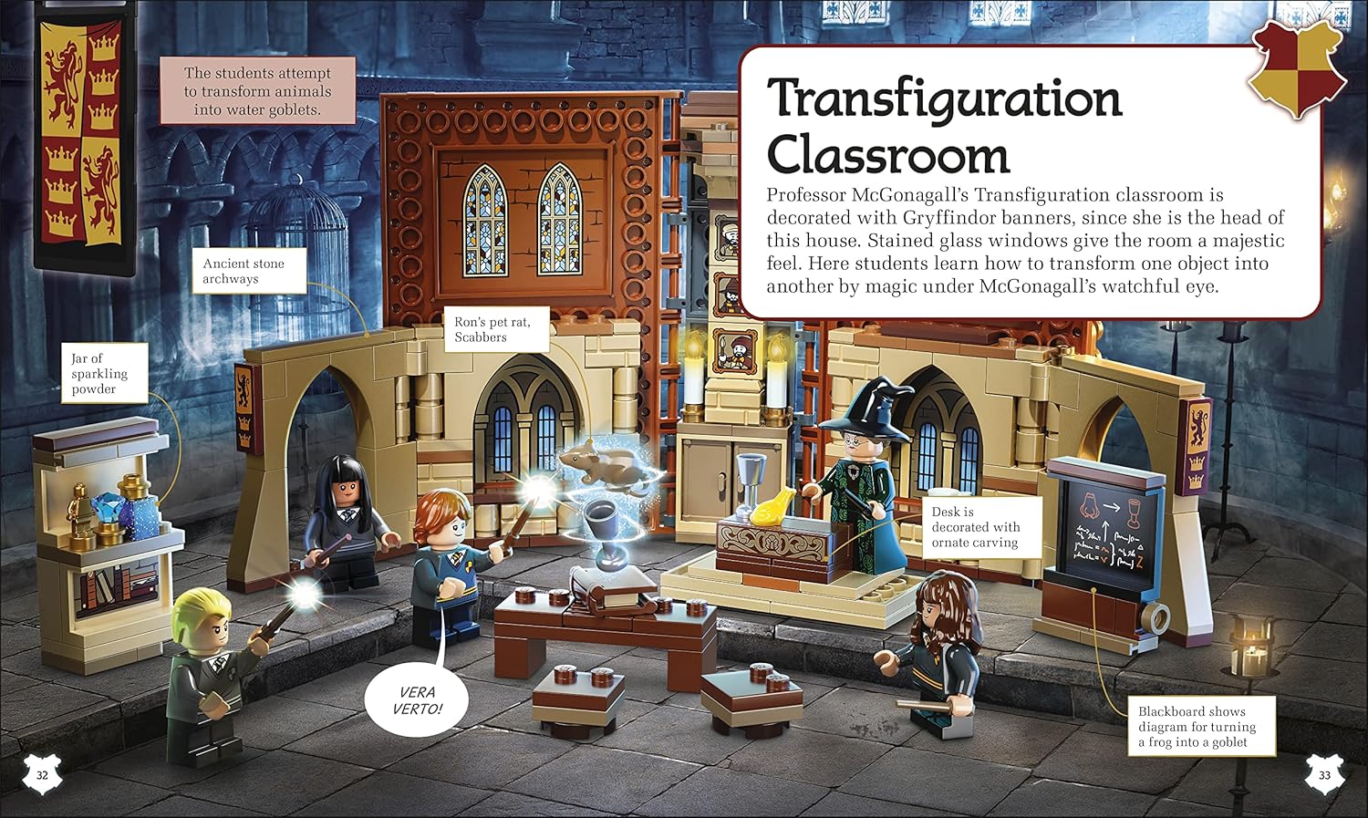 Lego - LEGO Harry Potter Hogwarts Houses Figurine Toy with Figure English Activity and Story Book