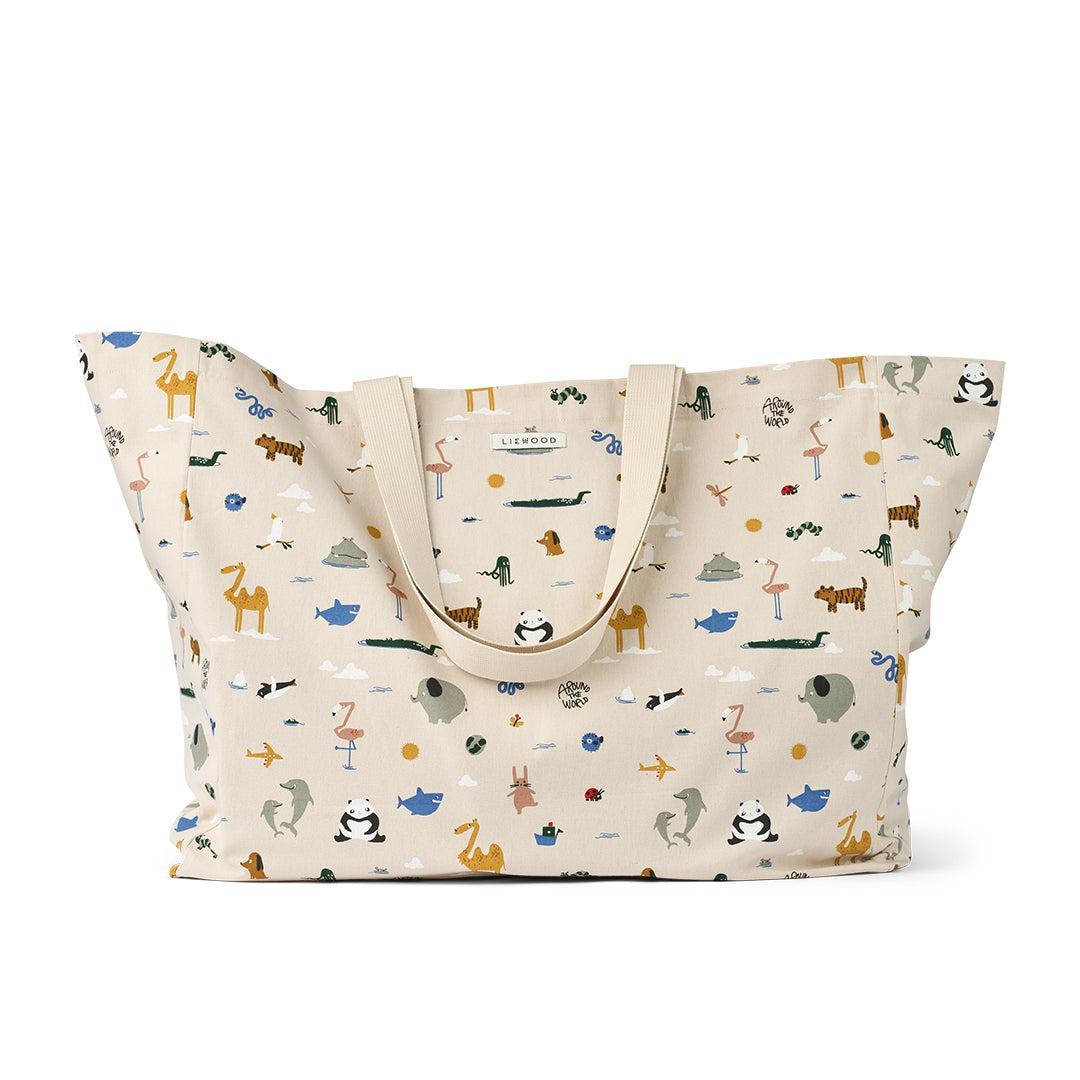 Liewood Maxi Totebag - Around The World / Sandy-Changing Bags-Around The World / Sandy-One size | Natural Baby Shower